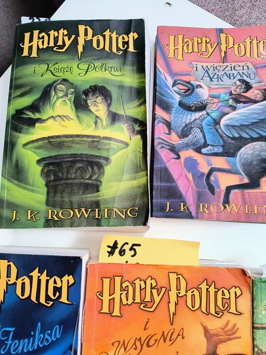 #689 Harry Potter zestaw 1-7 stare wydanie