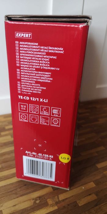 Einhell wiertarko-wkrętarka akumulatorowa TE-CD 12/1 X-Li