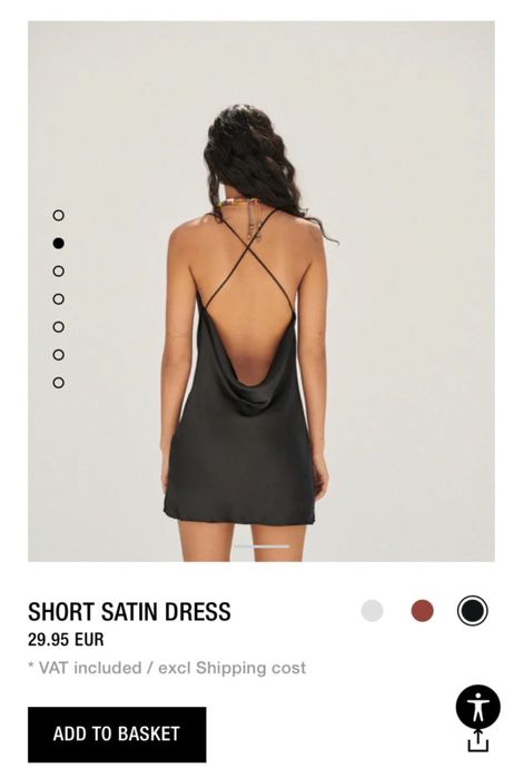 Сатинова сукня Zara