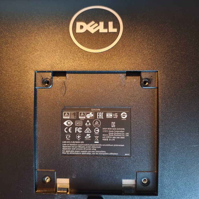 Монитор 24" LED IPS, DELL S2415Hb, 1920 x 1080, 6 мс, 16:9, VGA, HDMI