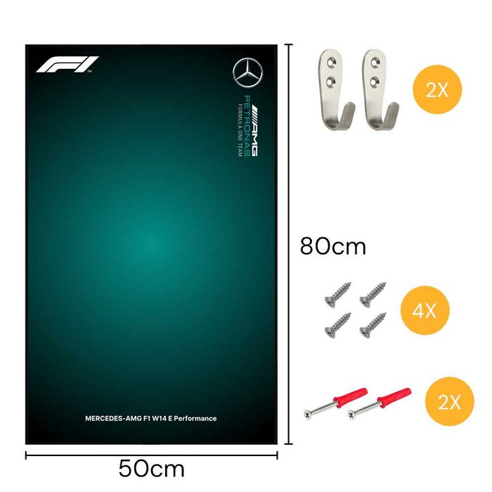 Rama / Ramka do ekspozycji ściennej LEGO Mercedes-AMG F1 42171