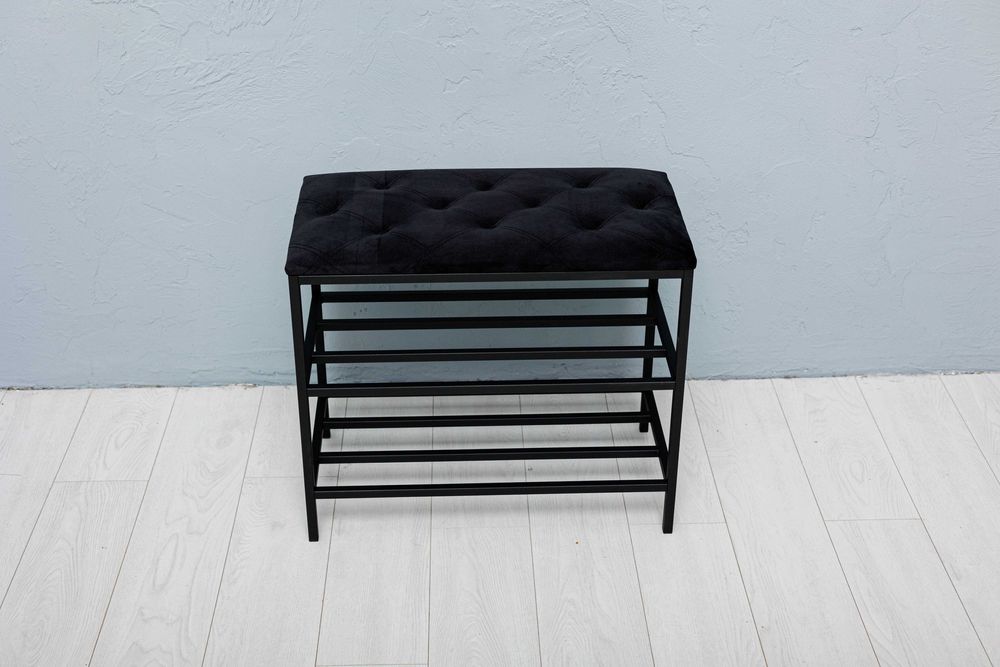 В наличии банкетка для обуви в прихожую, подставка для обуви с полками