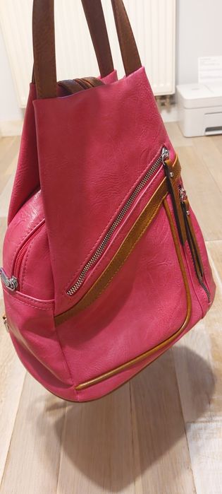 Plecak torba różowy nowy