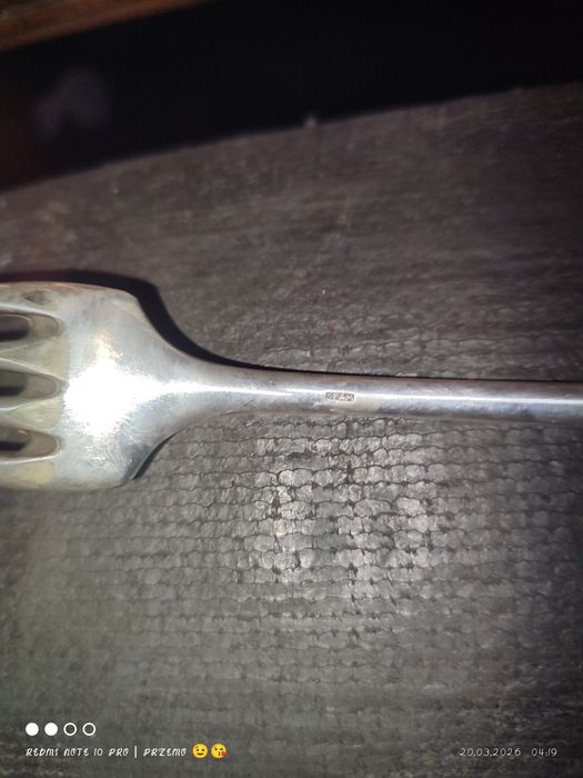 Srebrne sztućce zabytkowe