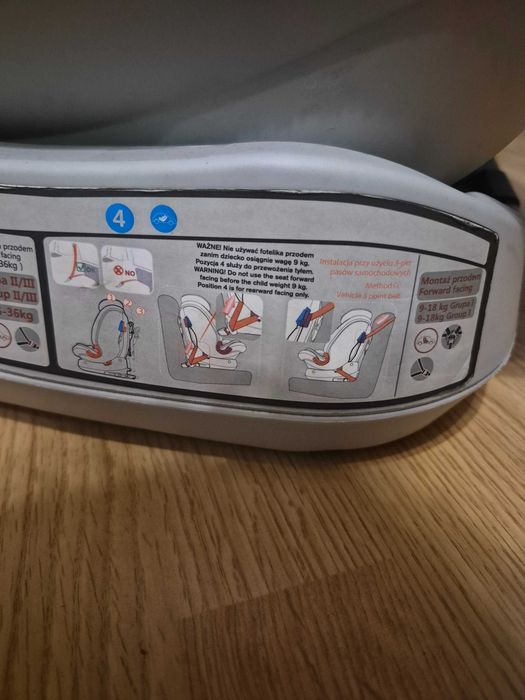 Fotelik 1msc- 13 kg