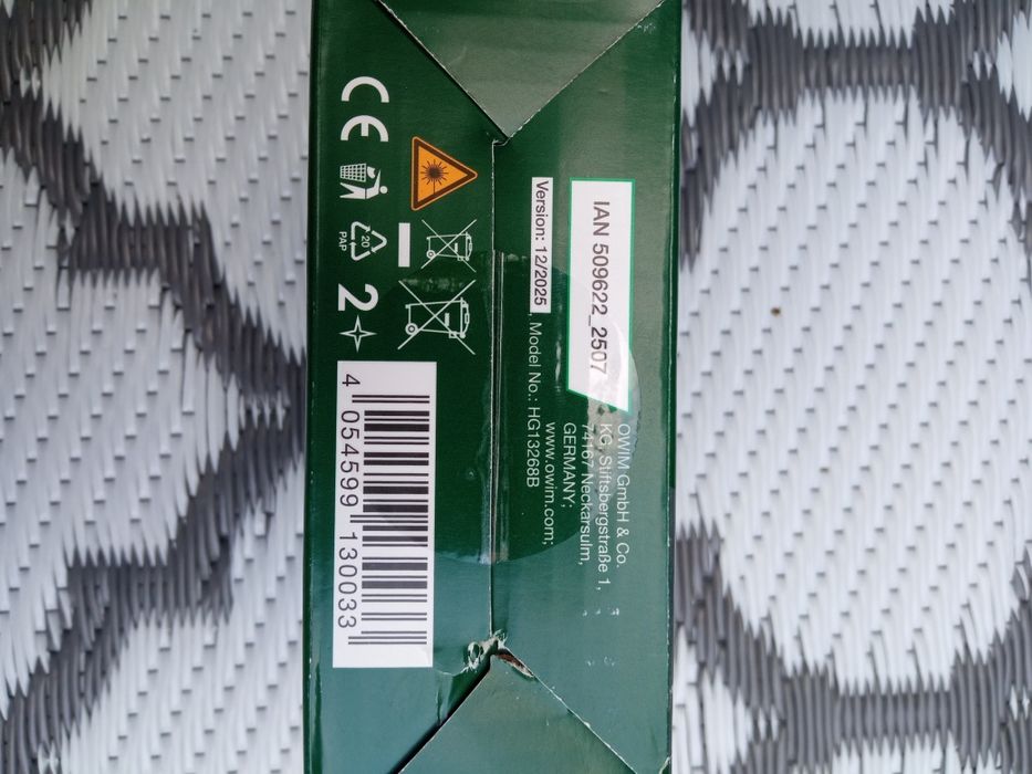 Dalmierz laserowy 20 m PLEM 20 B6 Parkside , patrz fotki i opis