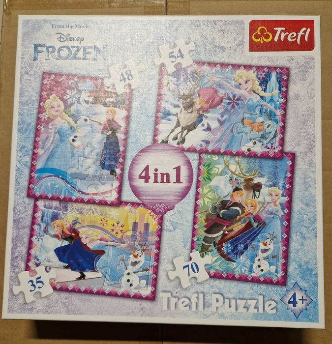 Puzle frozen trefl 4+