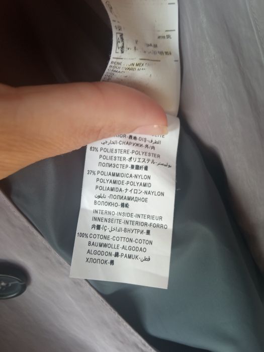 Męski płaszcz Sisley rozm 52