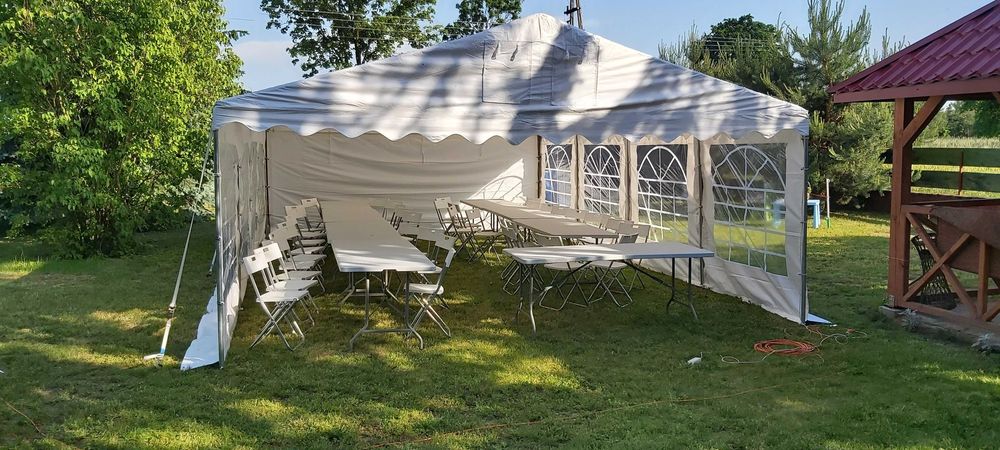 Namiot,event,wypożyczalnia naczyń dmuchańce nagłośnienie piana party