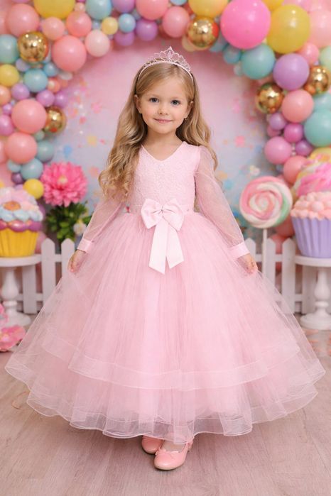 Продам ніжно рожеве плаття для дівчинки на випускний у садочку