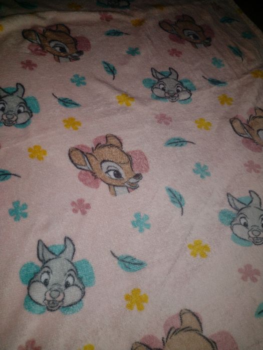 Koc kocyk dziecięcy Bambi Disney nowy bez metki