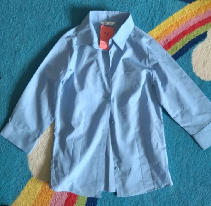 Рубашка блузка шкільна 13 - 14 років 170 см  Mark & Spencer  M&S