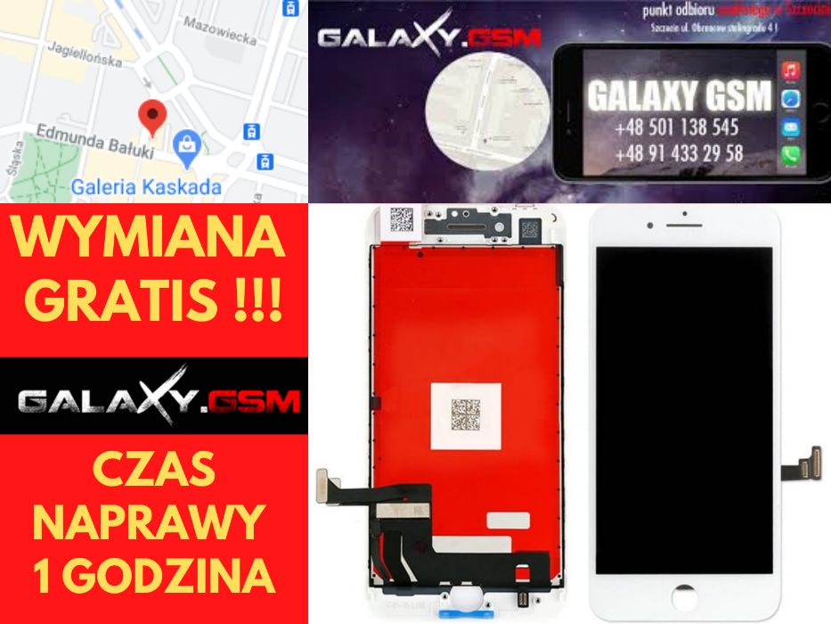 Apple iPhone 8 Plus Wyświetlacz Digitizer Wymiana GRATIS