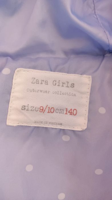 Kurtka dziewczęca zara