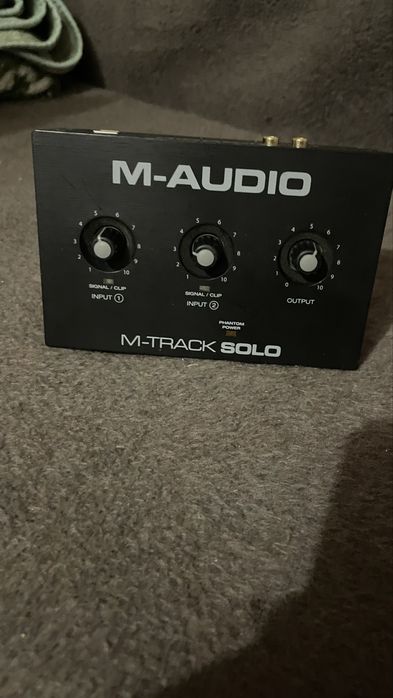 Звуковая карта m audio maudio m track solo m-track аудиоинтерфейс