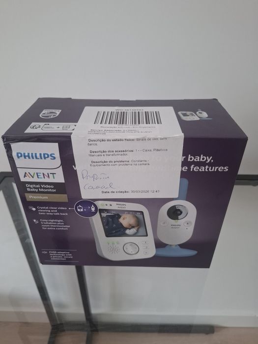 Monitor Bebé Philips Avent - Monitor avariado