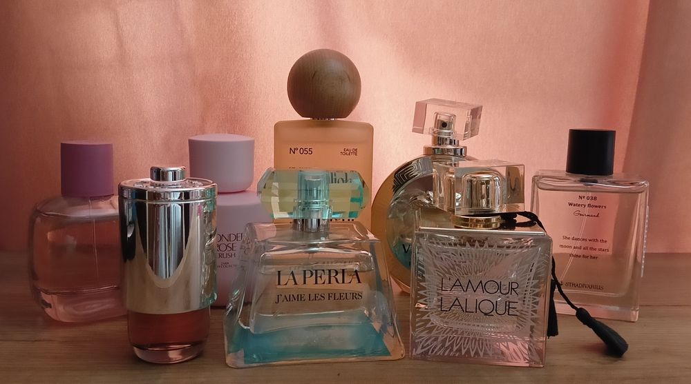 Жіночі парфуми жіночі парфуми lanvin, la Perla, lalique, Versace eros