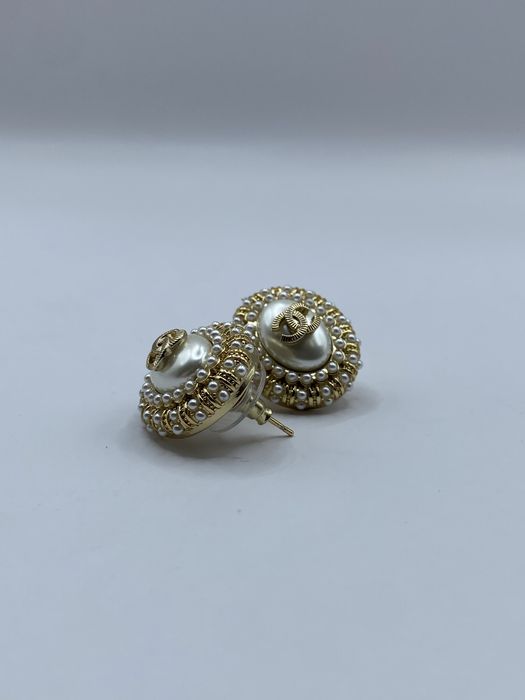 Chanel сережки оригінал з перлиною