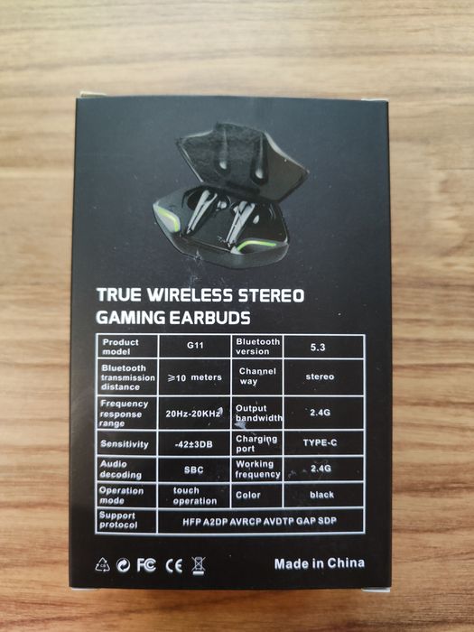 Słuchawki bezprzewodowe bluetooth białe G11