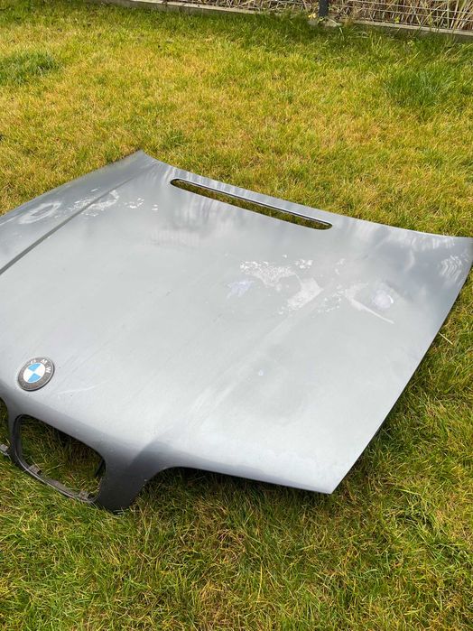 Maska E46 przedlift sedan do lakierowania stahlblau