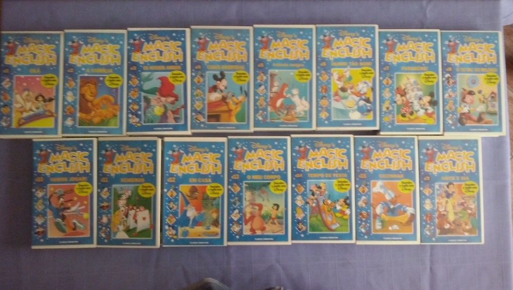 colecção, cassete video vhs MAGIC ENGLISH