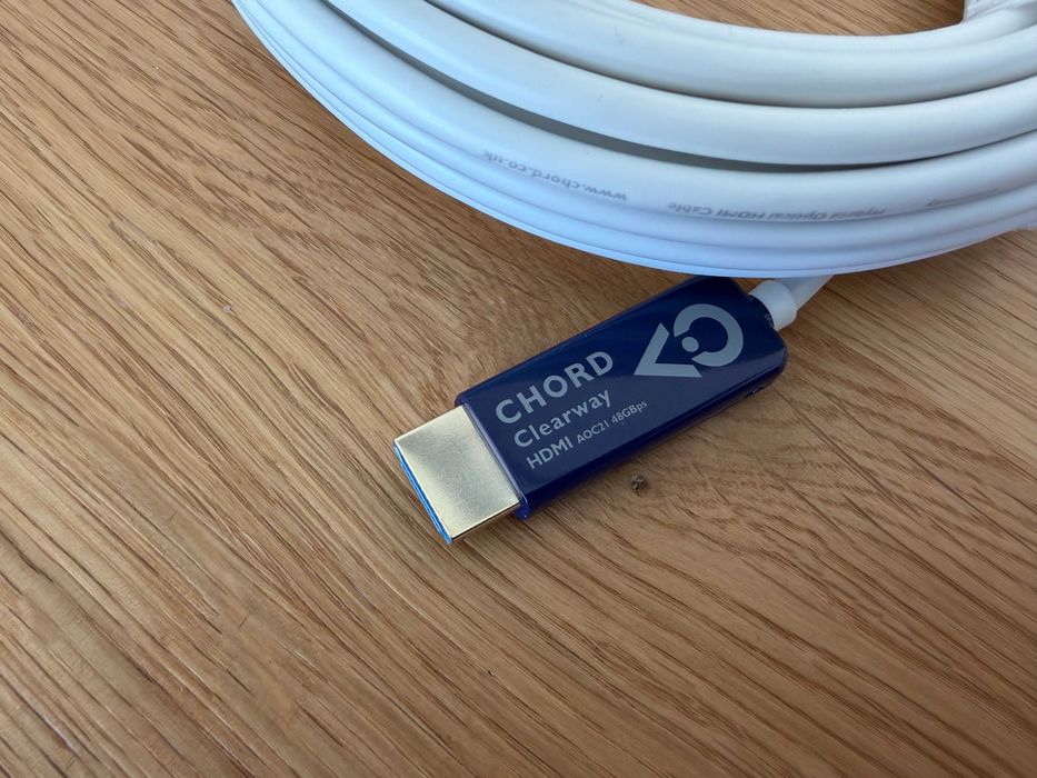 Chord Clearway hdmi 2.1 AOC 10m przewód kabel hdmi światłowodowy 4K 8K PREMIUM