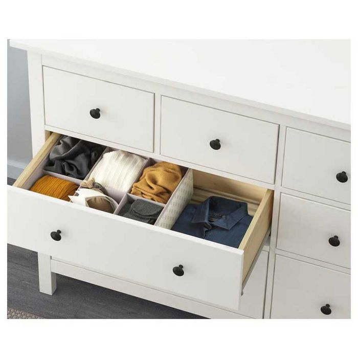 HEMNES Komoda, 8 szuflad, biała bejca, 160x96 IKEA Nowa w kartonach OKazja !