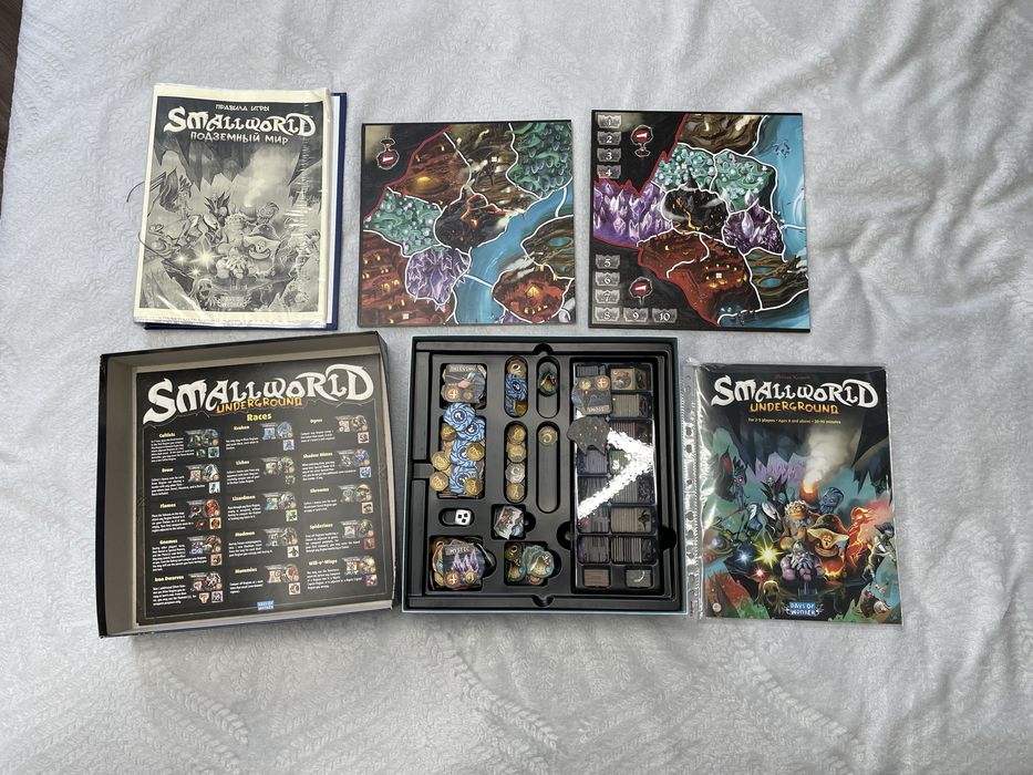 Настільна гра Small World Underground (англійською з перекладом) нова