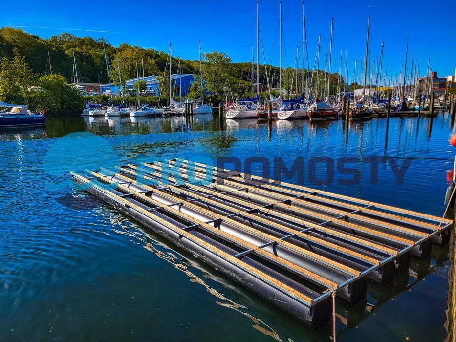 Platforma pod houseboat, pływający domek, platforma pływająca 10x4m