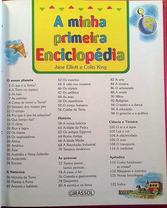 Elliot e King. A Minha Primeira Enciclopedia, Ilustr Inclui porte