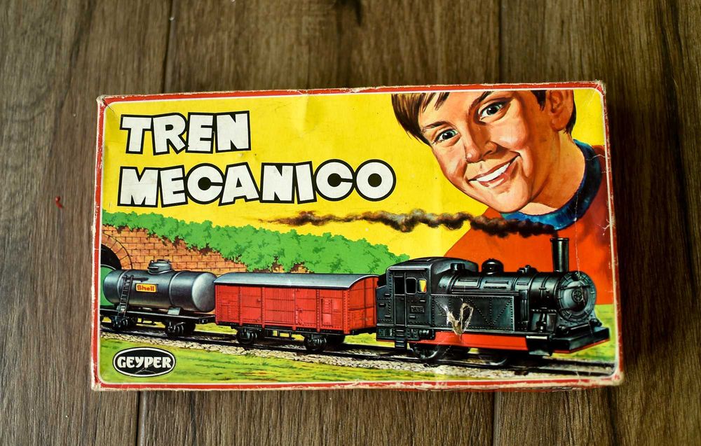 Retro Vintage Kolejka Tren Mecanico