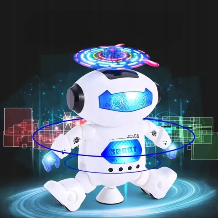 Robot Interaktywny Tańczący Na Baterię Dla Dzieci Android Obrót 360 St