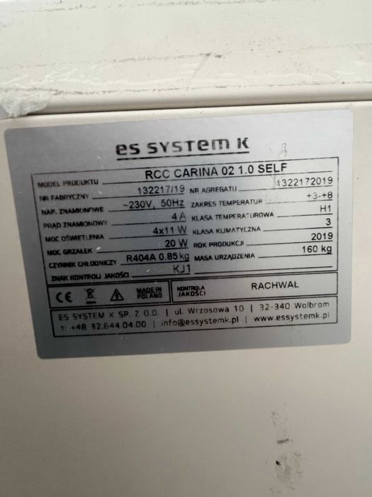 lada/ witryna chłodnicza ES System