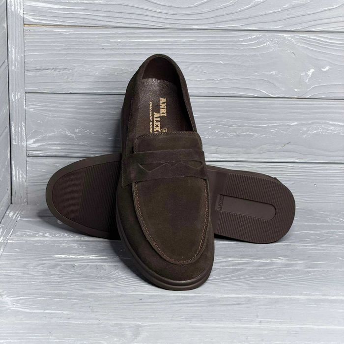 Мужские замшевые синие коричневые черные бежевые серые лоферы туфли!!!