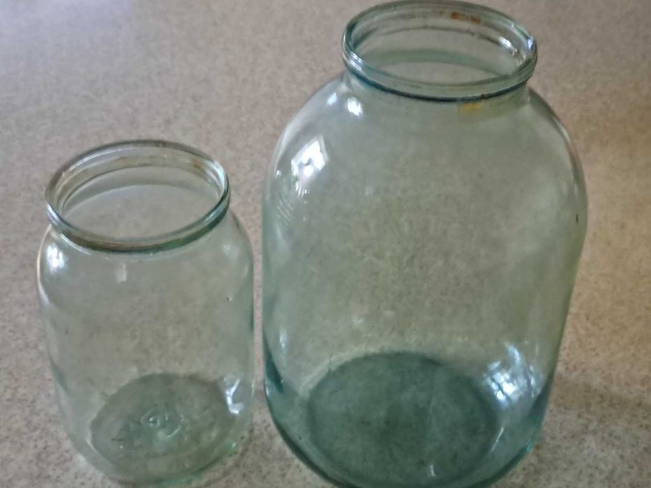 банки роздріб скло консервація 3 л і 1 л