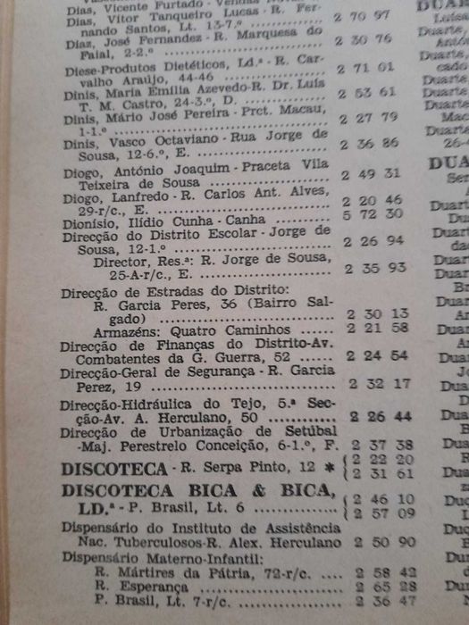 Lista Telefónica 1973/74