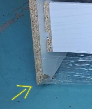 Conjunto 2 mesas cabeceira IKEA KULLEN cor branca