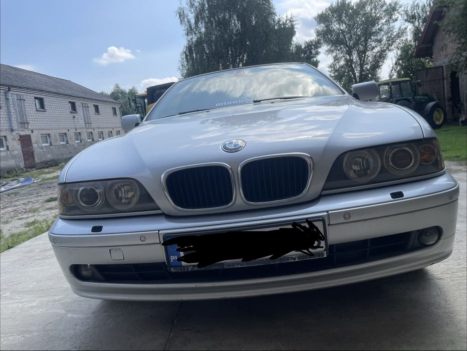 Zderzak E39 polift PDC spryskiwacze titansilber