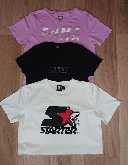 T-shirt PUMA, bluzka slim, r. XXL kolor lawenda