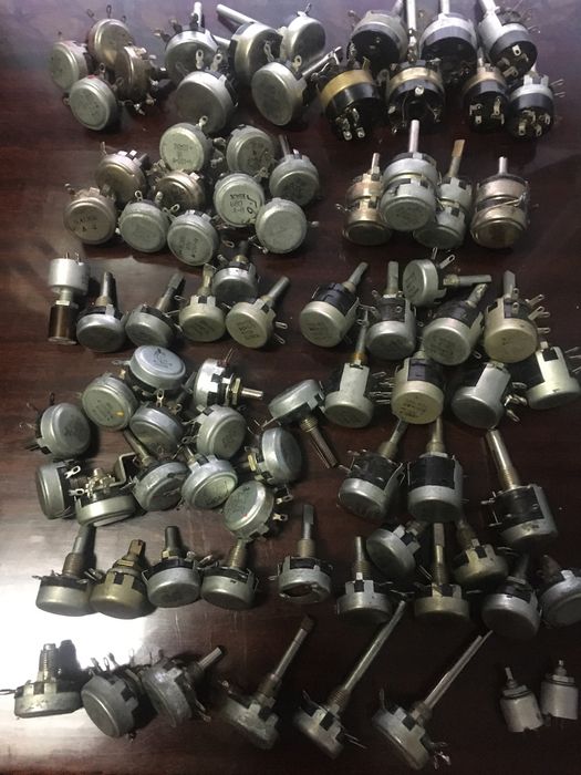 Резисторы ппб-15г 6,8кОм, пп3, пп2, Транзисторы кт п мп разные уточня ...