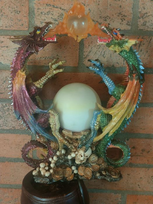 Candeeiro Dragões - Luminária