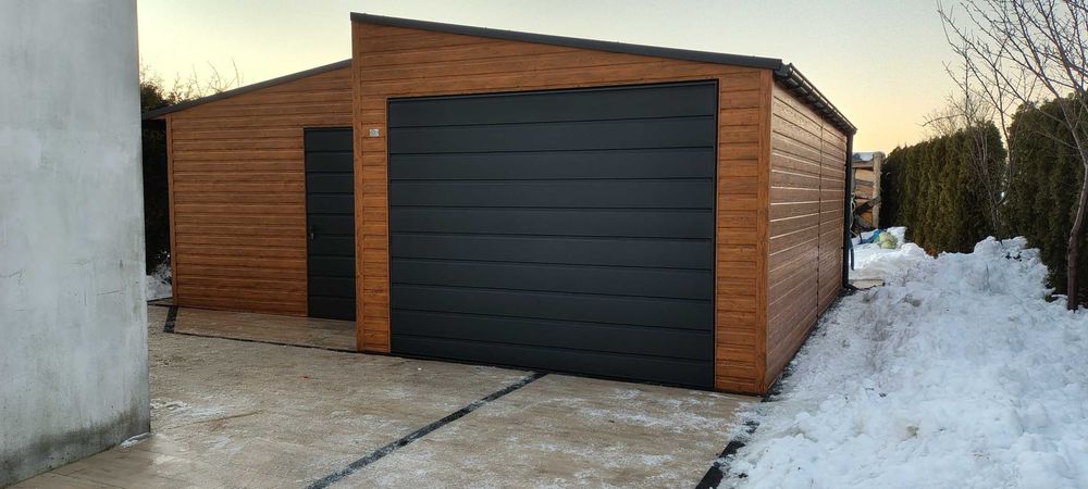 Garaż Blaszany Blaszak Drewnopodobny Schowek PREMIUM PRODUCENT!!!