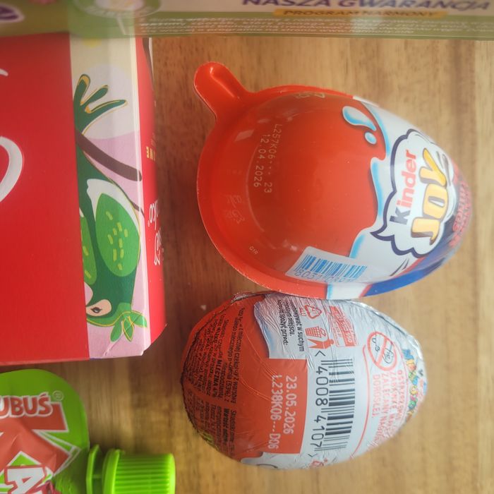 Słodycze Kinder Wedel