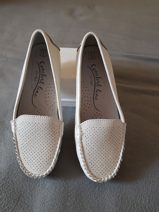 Mokasyny damskie skóra