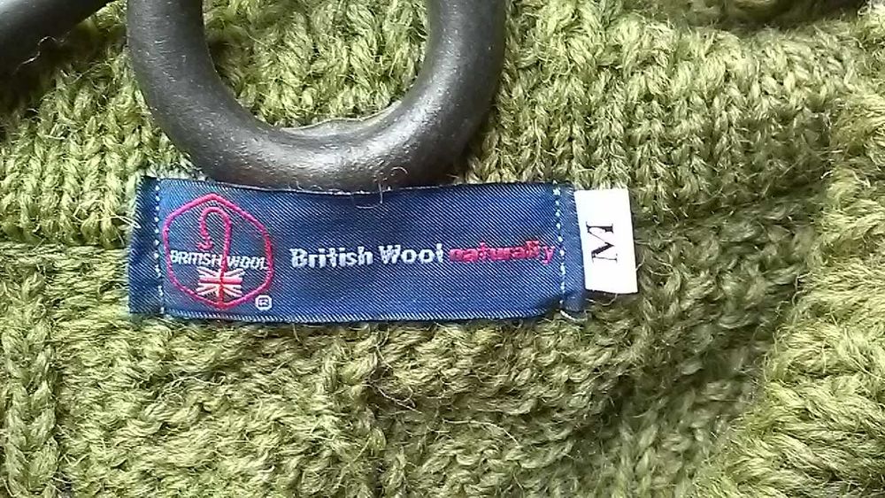 Женская  теплая кофта Шерсть  British Wool Р. 48-50 Новая