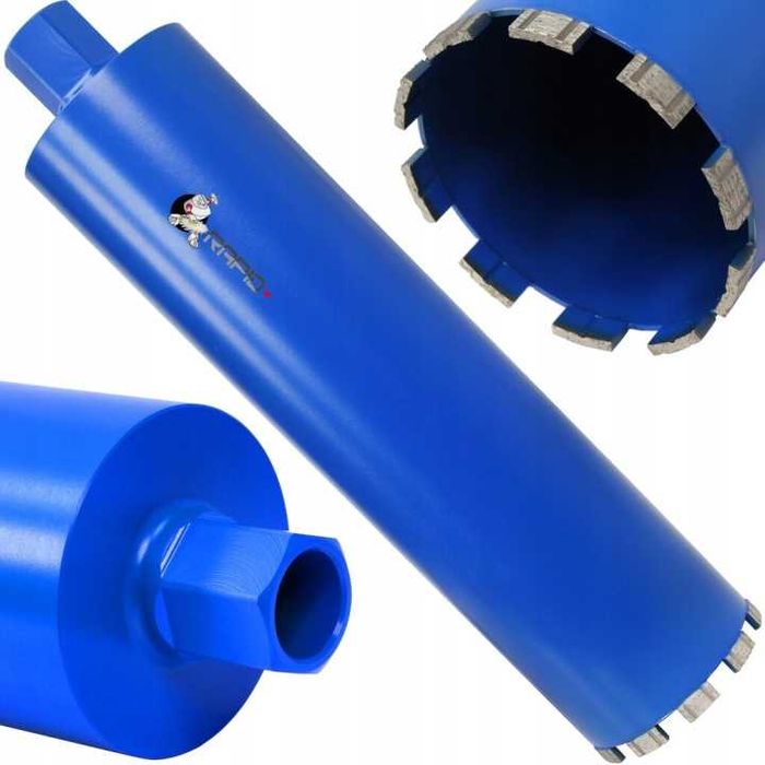 WIERTŁO KORONOWE DIAMENTOWE do BETONU 112x450mm wiertnica otwornica 10 segmentów
