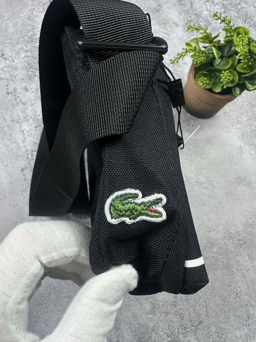 Нова чоловіча  лакоста/lacoste якісна сумка щільна тканина брендова