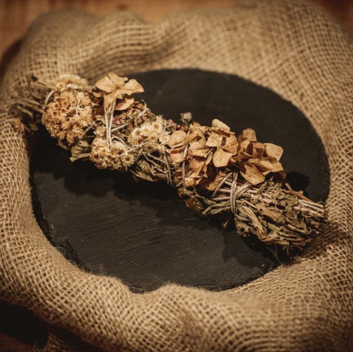 Tocha de Flores para Defumação