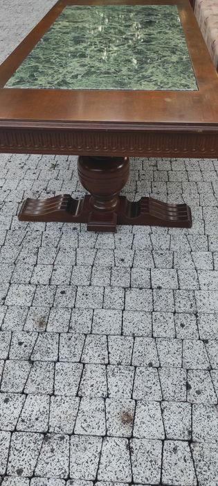 Stół ława z marmurowym blatem