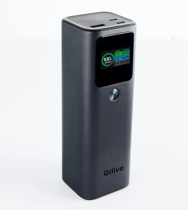 DUŻY! Power bank 27000mAh 140W Qilive